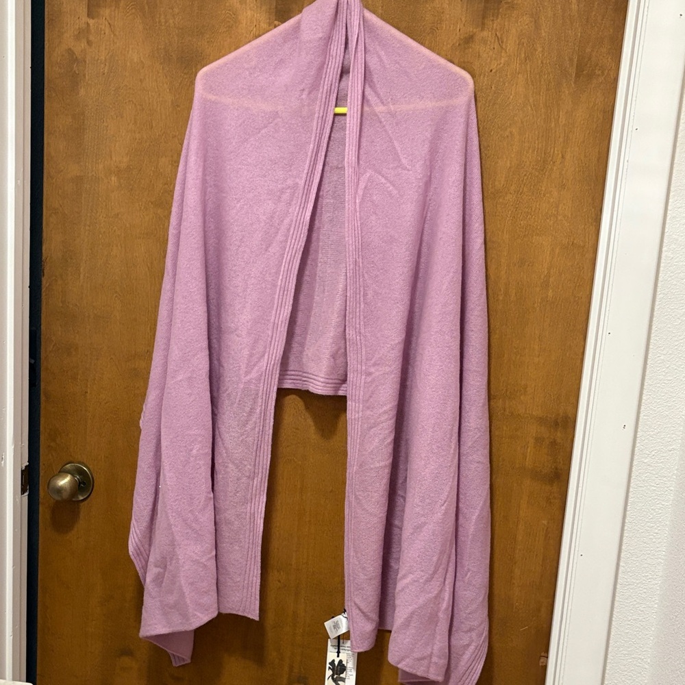 59. Halogen 100% Cashmere Pink Wrap